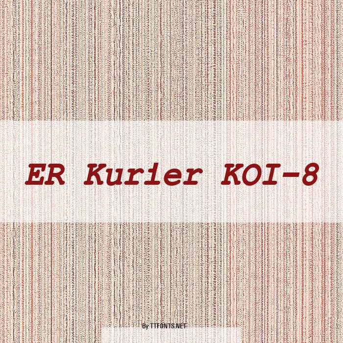 ER Kurier KOI-8 example